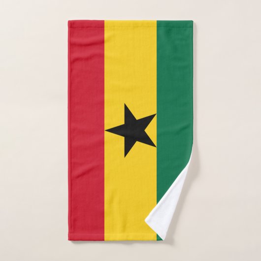 Ghana-Flagge Handtuch (Handtuch)