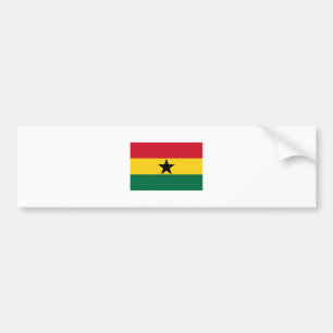 Ghana-FLAGGE International Autoaufkleber