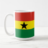 Ghana-Flagge Kaffeetasse (Links)