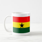 Ghana-Flagge Kaffeetasse (Links)