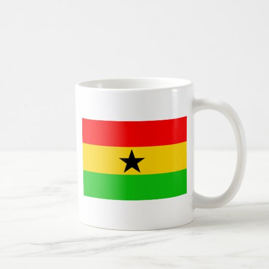 Ghana-Flagge Kaffeetasse (Rechts)
