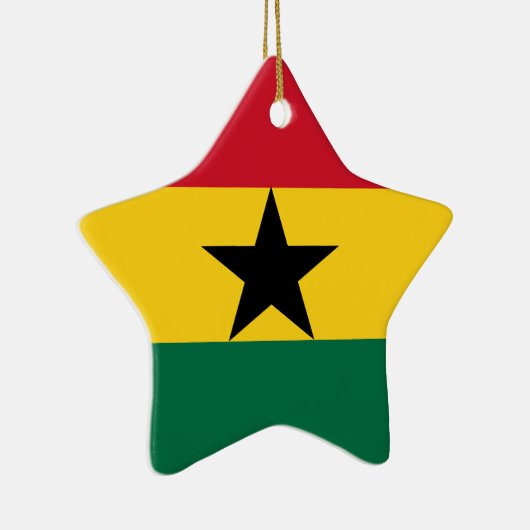Ghana-Flagge Keramik Ornament (Rechts)