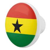 Ghana-Flagge Keramikknauf (Rechts)