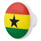 Ghana-Flagge Keramikknauf (Rechts)