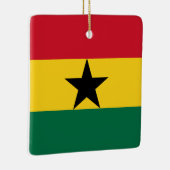 Ghana-Flagge Keramikornament (Rechts)