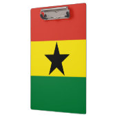 Ghana-Flagge Klemmbrett (Links)