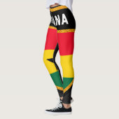 Ghana-Flagge Leggings (Links)