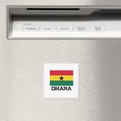 Ghana-Flagge Magnet (In Situ (Geschirrspüler))