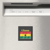 Ghana-Flagge Magnet (In Situ (Geschirrspüler))