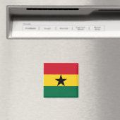 Ghana-Flagge Magnet (In Situ (Geschirrspüler))