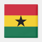 Ghana-Flagge Magnet (Vorne)