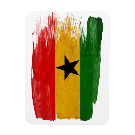 Ghana-Flagge Magnet (Vertikal)