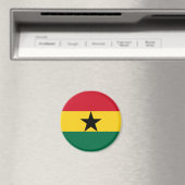 Ghana-Flagge Magnet (In Situ (Geschirrspüler))