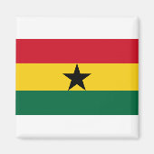 Ghana-Flagge Magnet (Vorne)