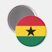 Ghana flagge Magnet (Vorderseite/Rückseite)