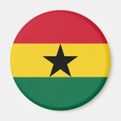 Ghana flagge Magnet (Vorne)