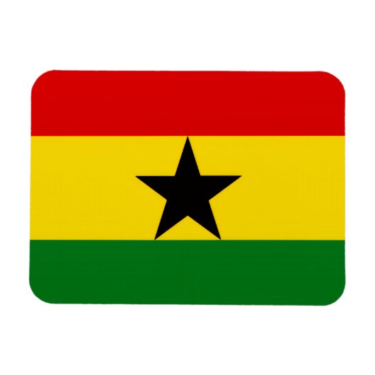 Ghana-Flagge Magnet (Horizontal)