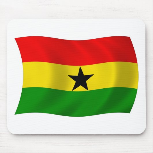 Ghana-Flagge-Mauspad Mousepad (Vorne)