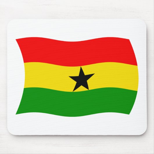 Ghana-Flagge-Mauspad Mousepad (Vorne)