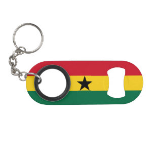 Ghana-Flagge Mini Flaschenöffner