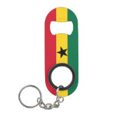 Ghana-Flagge Mini Flaschenöffner (Vorderseite)