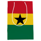 Ghana-Flagge Mittlere Geschenktüte (Vorderseite)