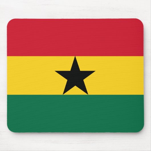 Ghana-Flagge Mousepad (Vorne)