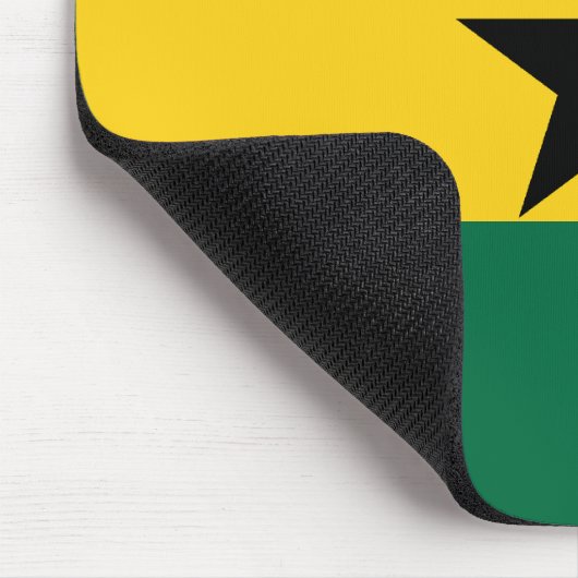 Ghana-Flagge Mousepad (Ecke)