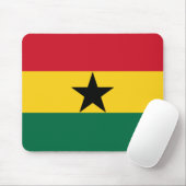 Ghana-Flagge Mousepad (Mit Mouse)