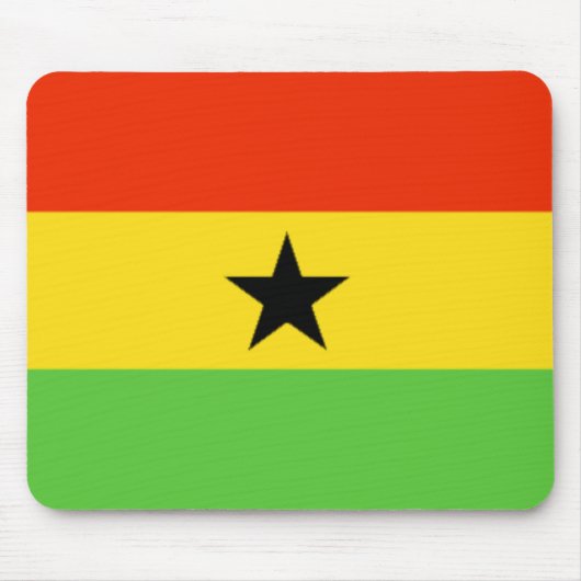 Ghana-Flagge Mousepad (Vorne)