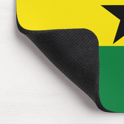 Ghana-Flagge Mousepad (Ecke)