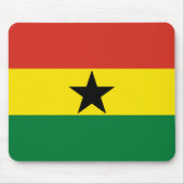 Ghana-Flagge Mousepad (Vorne)