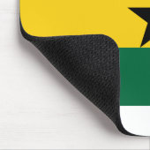 Ghana-Flagge Mousepad (Ecke)