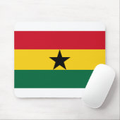 Ghana-Flagge Mousepad (Mit Mouse)