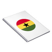 Ghana-Flagge Notizblock (Rechte Seite)