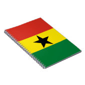 Ghana-Flagge Notizblock (Rechte Seite)