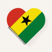 Ghana-Flagge Notizblock (Vorderseite)