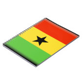 Ghana-Flagge Notizblock (Linke Seite)