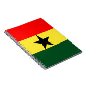Ghana-Flagge Notizblock (Rechte Seite)
