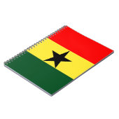 Ghana-Flagge Notizblock (Linke Seite)