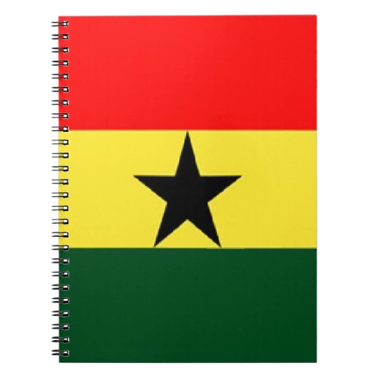 Ghana-Flagge Notizblock (Vorderseite)