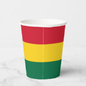 Ghana-Flagge Pappbecher (Rechts)