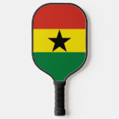 Ghana-Flagge Pickleball Schläger (Vorderseite)