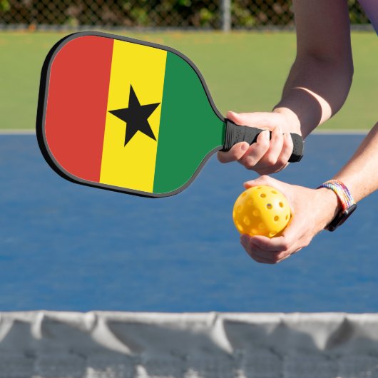 Ghana-Flagge Pickleball Schläger (InSitu)