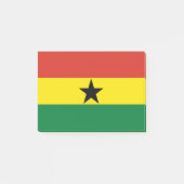 Ghana-Flagge Post-it Klebezettel (Vorderseite)