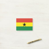 Ghana-Flagge Post-it Klebezettel (Auf Schreibtisch)