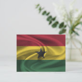 Ghana-Flagge Postkarte (Stehend Vorderseite)