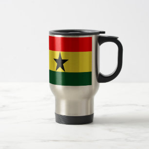 Ghana-Flagge Reisebecher