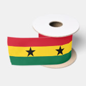 Ghana-Flagge Satinband (Spule)