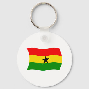 Ghana-Flagge Schlüsselanhänger